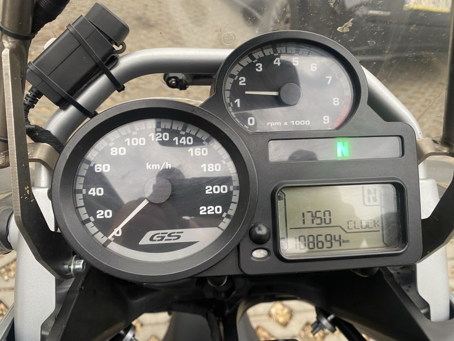BMW R1200GS  108694 km, fab. bez ABS, Serwis ASO. Stan BDB