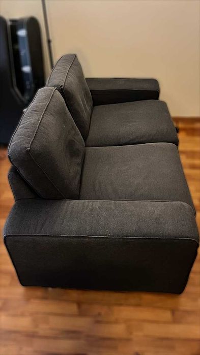 Sofá IKEA KIVIK 2 Lugares – Cinza