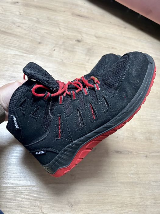 Buty robocze wysokie jesienno zimowe Elten r 38/39 stan idealny