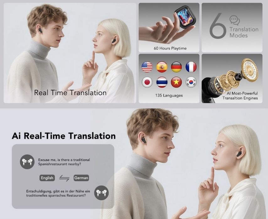 Бездротові навушники HTC NE20 white (білі)