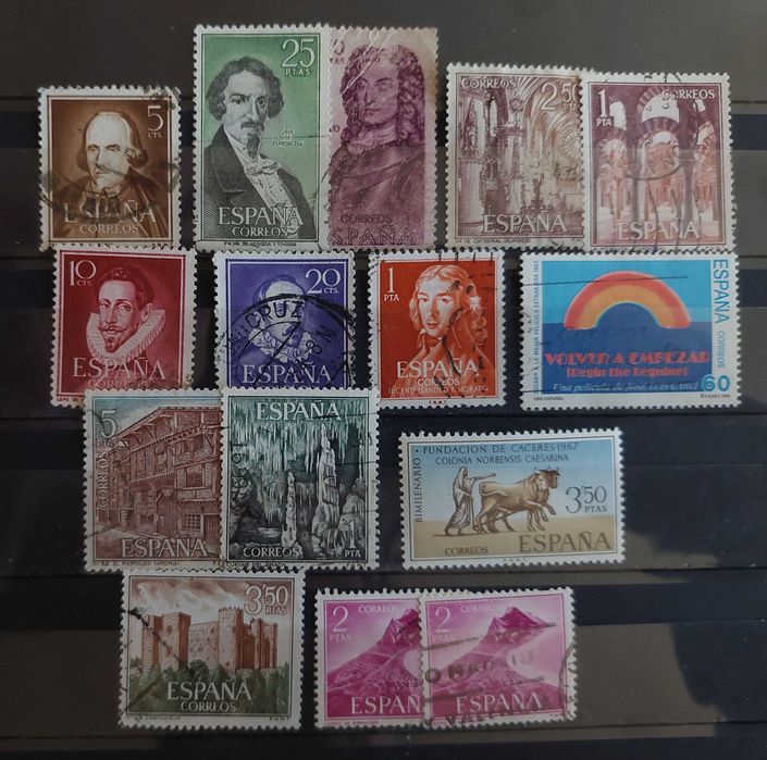 161_H_25 Znaczki Hiszpania