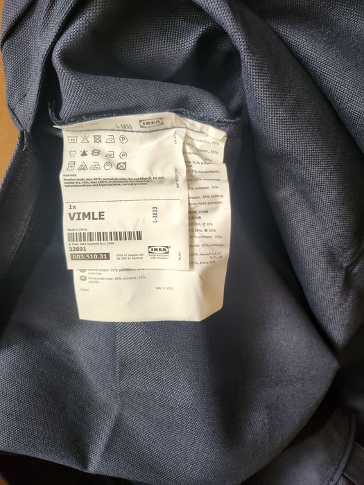 Capa IKEA VIMLE 2 Lugares + Chaise Longue – Nova na Caixa (azul)
