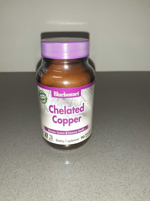 Bluebonnet Nutrition, Cobre Quelatado, 90 Vcaps