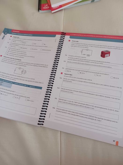 Caderno Fichas Física e Química do 9 ano