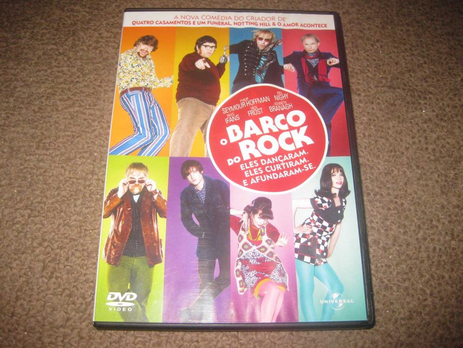 DVD "O Barco do Rock" com Philip Seymour Hoffman