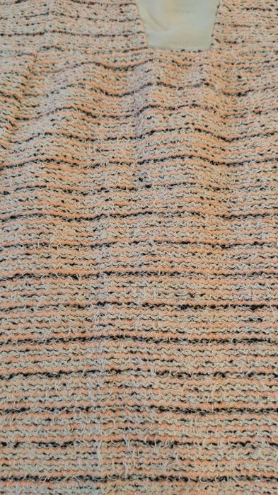 Vestido curto, Springfield, tamanho M, cor (damasco, bege e preto)