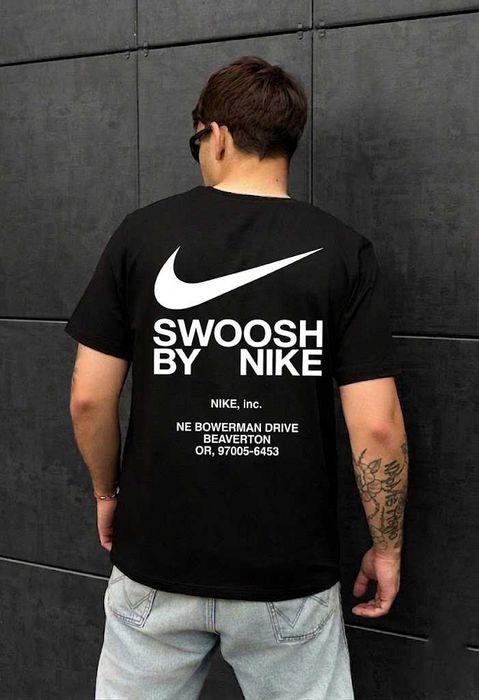 Новые Футболки Nike Jordan - Swoosh By - Найк Большой Принт