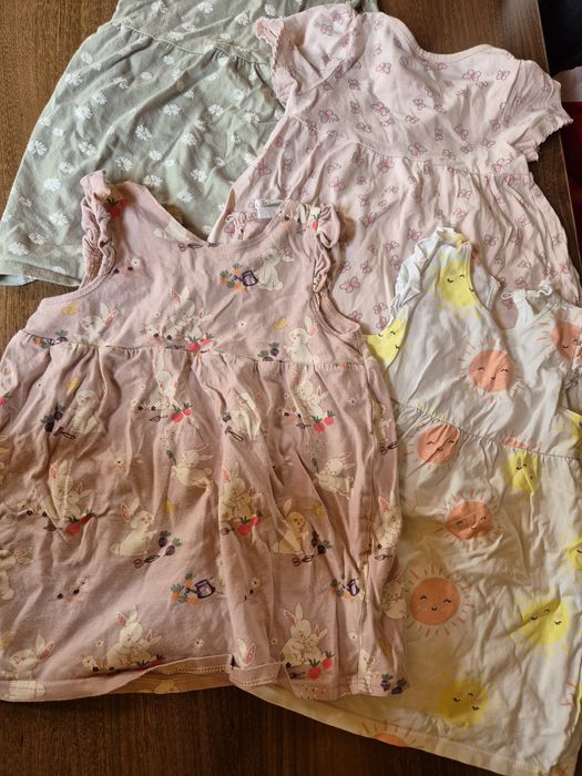 Duża paka ubrań dla dziewczynki 74