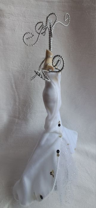 Porta-Bijuteria Elegante Manequim de Gala / Cerimónia (Novo na Caixa)