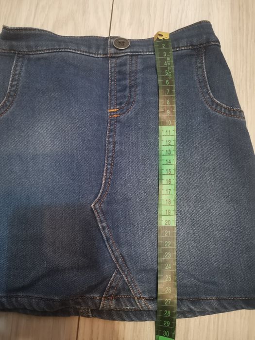 Spódniczka dziecięca jeans 98 2 3 latka next krótka mini