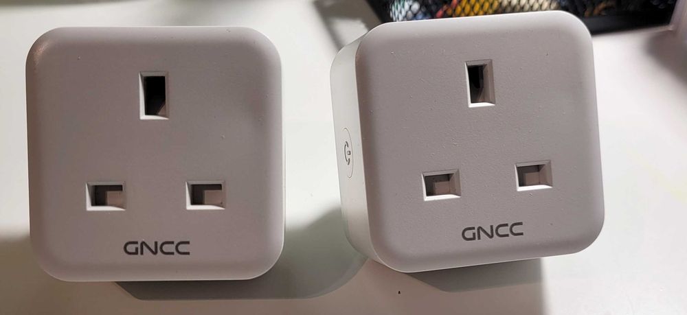 Zestaw 2x Inteligentne Gniazdko Wi-Fi Smart Plug GNCC + Przejściówki PL