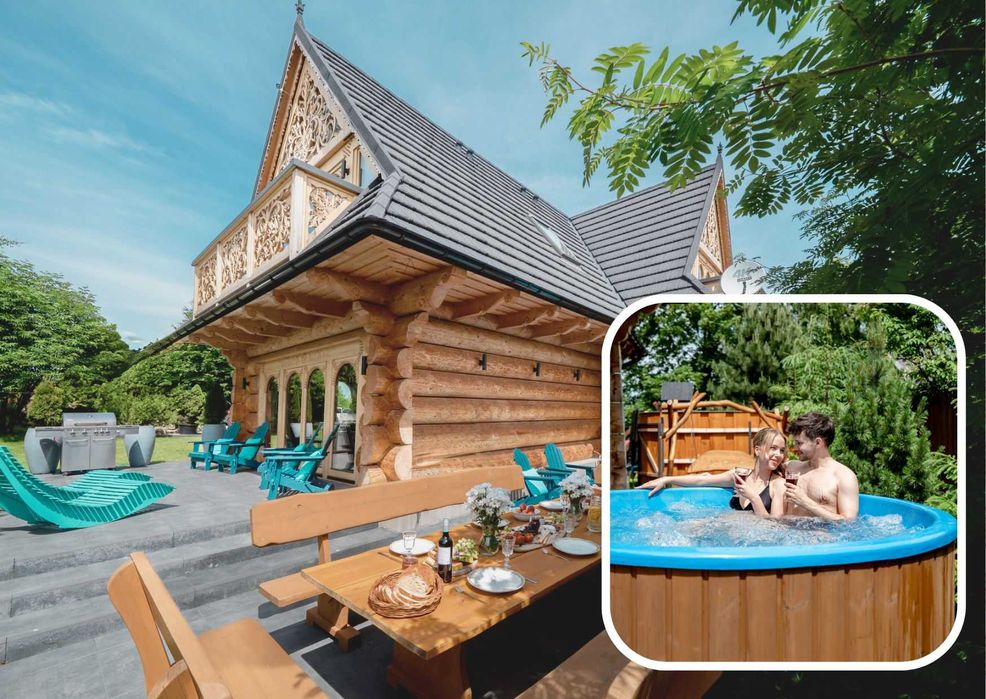 Bajkowa Lux domek Jacuzzi w cenie 6-20 osób Zakopane LATO 10 % RABAT