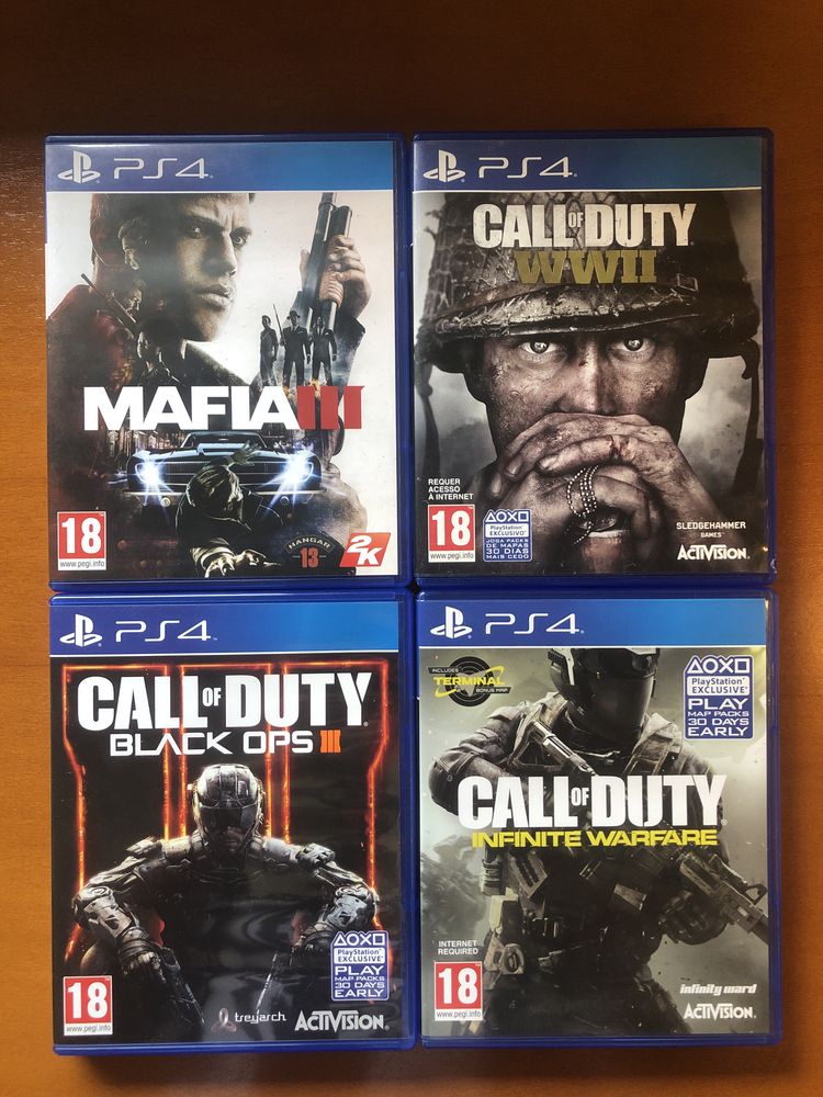 Jogos ps4 em estado novo Canidelo • OLX Portugal