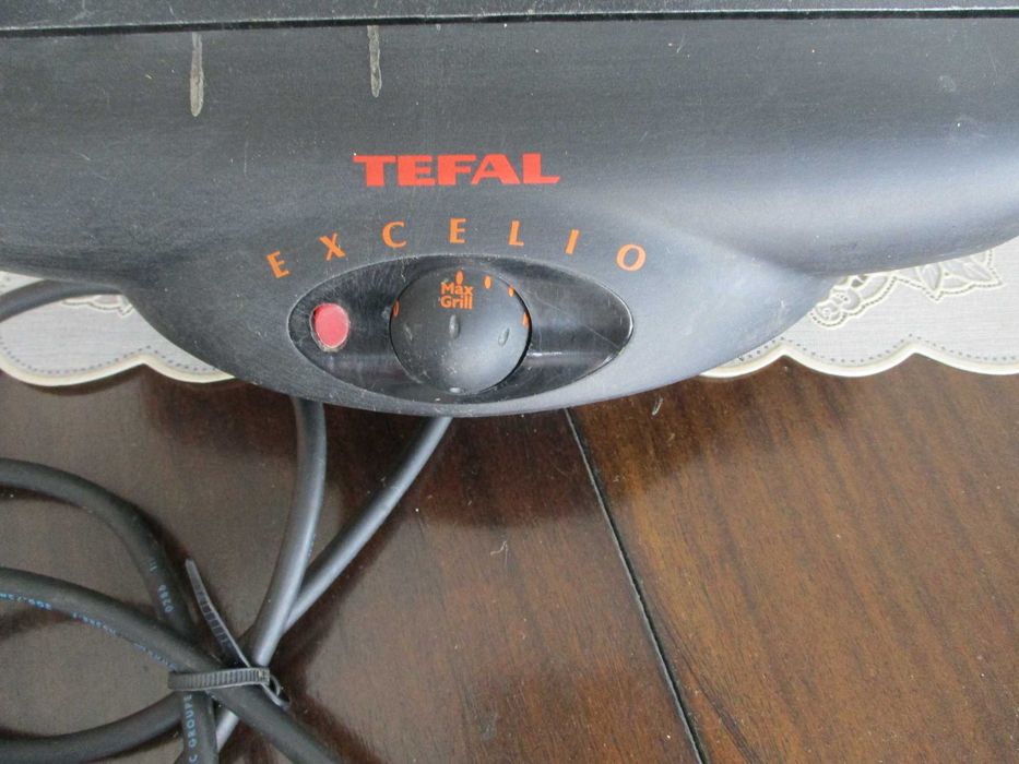 Grelhador elétrico Tefal Excelio 1350W, com regulação de temperatura, grelha anti-aderente, sem fumos