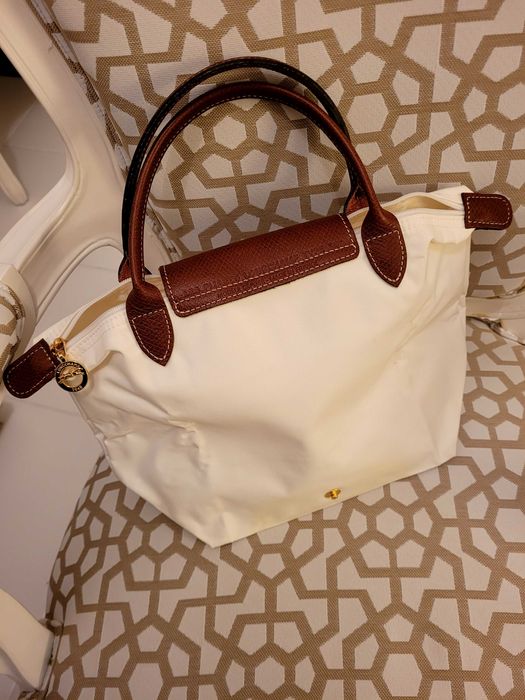 Bolsa Longchamp Le Pliage S Original Branca.