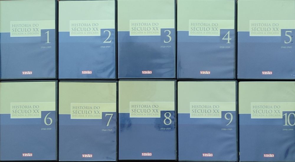 10 DVD Colecção História do Século XX década a década