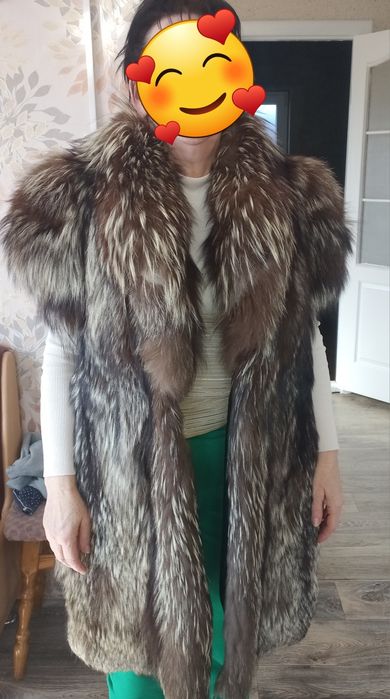 Жилетка з натурального хутра