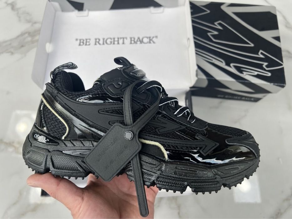 Кроссовки Off-White Be Right Back black