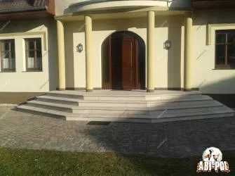 ~5 ~Schody zewnętrzne, piaskowiec, bloki, kamień naturalny