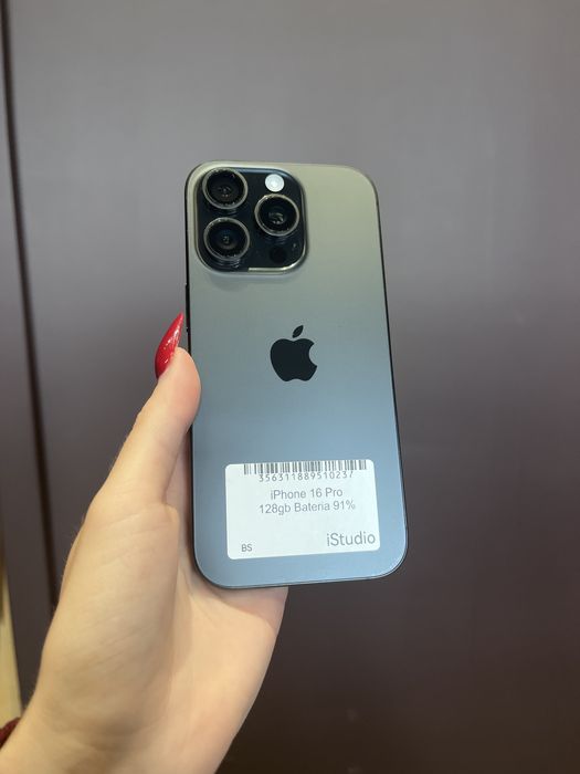 RATY 0% iPhone 16 Pro 128 GB BATERIA 91% GWARANCJA 12 miesiecy!!!