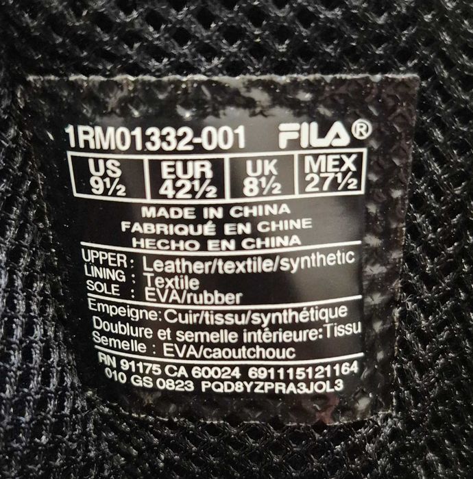 Чоловічі ботинки Fila