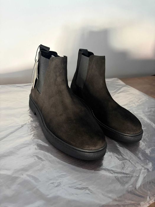 botins homem botas pretas inverno pele pull & bear 40