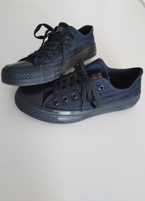 Czarne trampki Converse 36