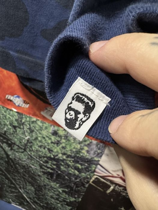 Лонгслив Bape Bathing Ape WGM Shark Camo