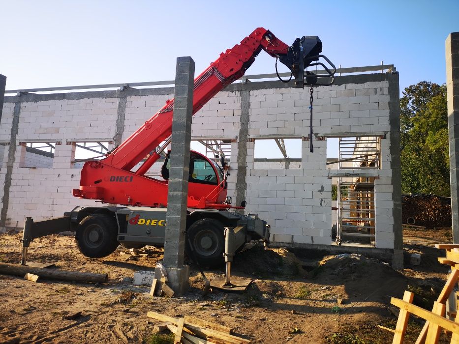 Wynajem ładowarki teleskopowej Obrotowej Manitou Merlo Dieci