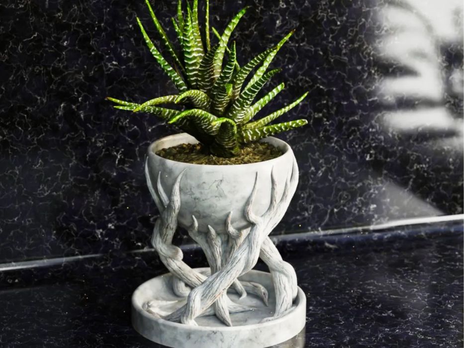 Vaso Espiral para Plantas