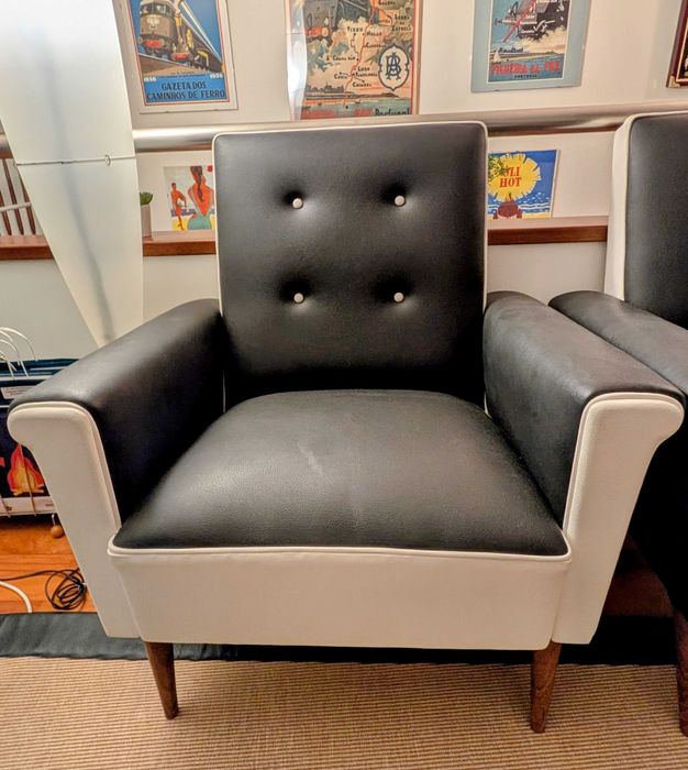 Terno de sofás vintage