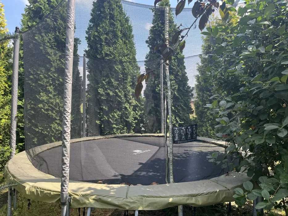 Trampolina Decathlon Domyos Esential 365 cm! Wewnętrzna siatka!