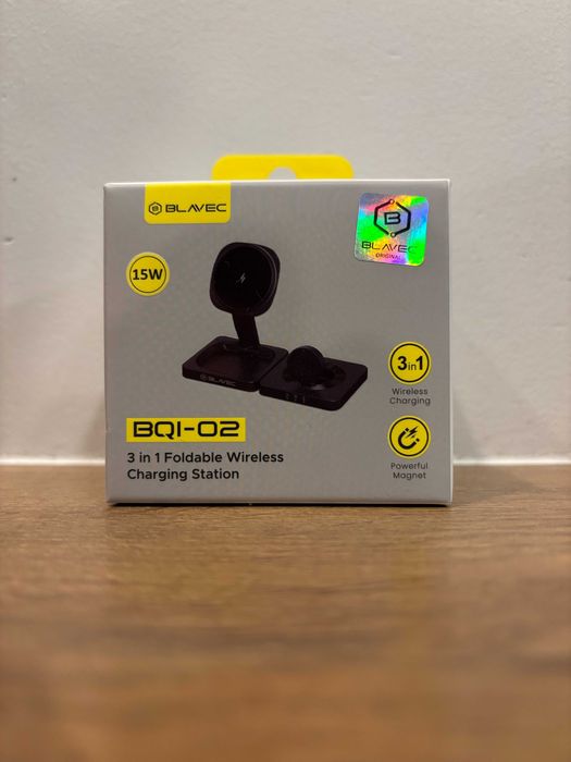 3w1 Ładowarka Indukcyjna Magsafe Do Iphone Watch Airpods 15w Qi