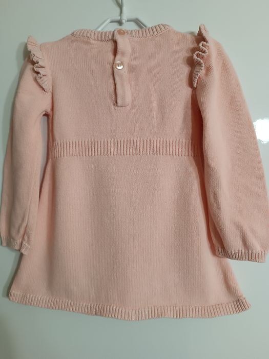 Sukienka pudrowy róż