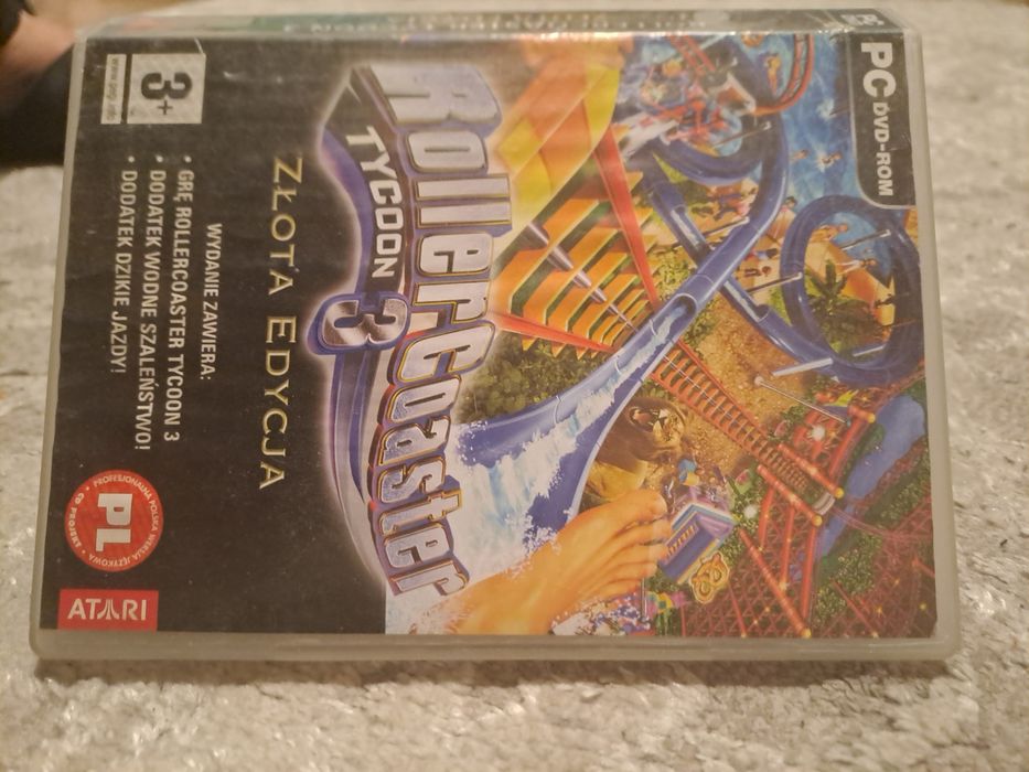 Gra Rollercoaster Tycoon 3 złota edycja  atari