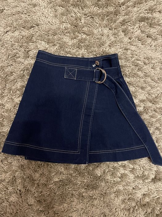 Спідниця джинсова на запах, розмір xs