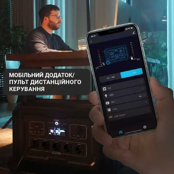 Розстрочка - Зарядна станція SOUOP S5 5000 Вт 5040Wh, 5 AC, USB, LiFePO4, APP WiFi