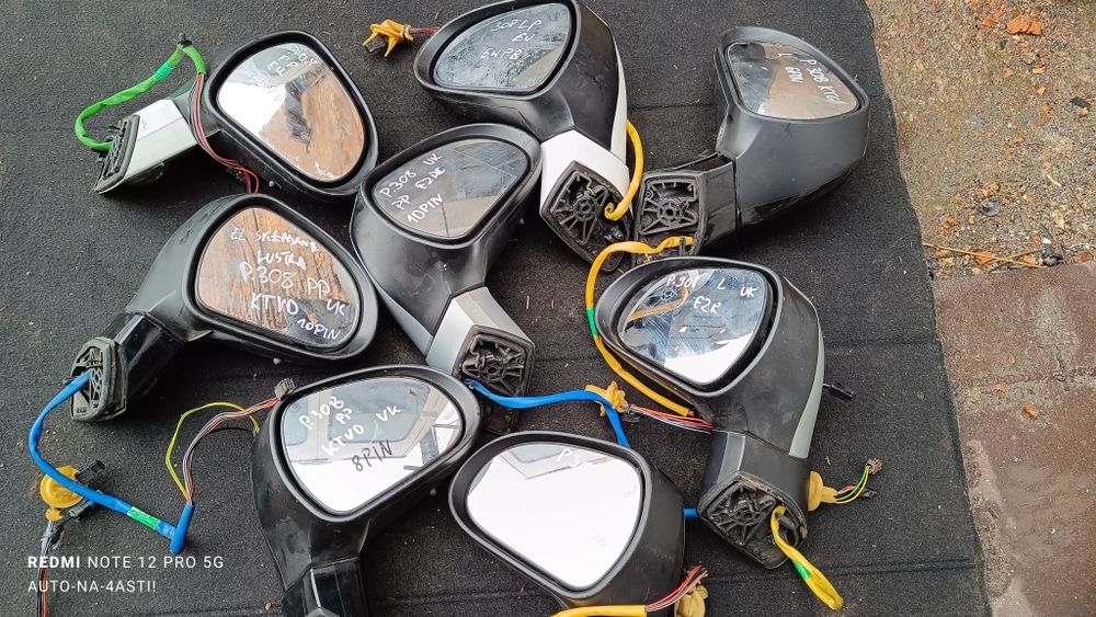 Дзеркало зеркало Пежо 308 Peugeot 308