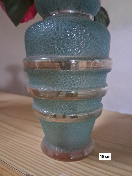 Jarra vidro opalino antiga