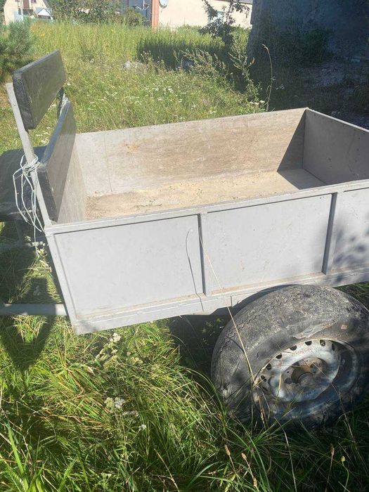 Мотоблок з причіпом та картопле сажалкою