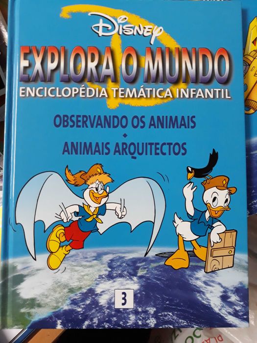 Coleção de livros da Disney "Explora o mundo"
