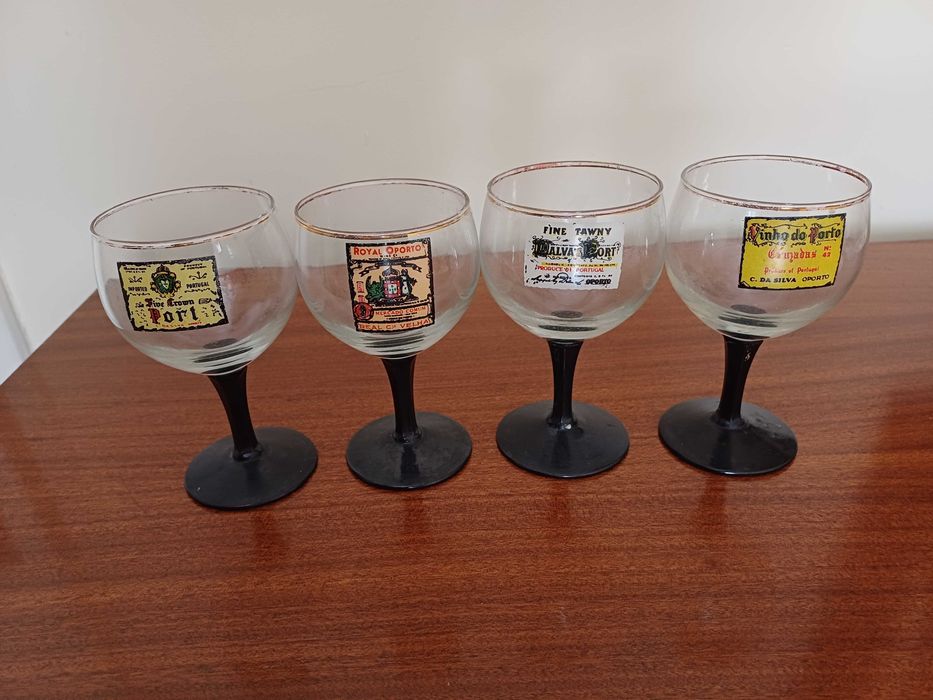 Copos e Jarro Vidro Vintage