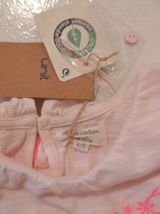 Vestido Coral Claro Novo da Unit Kids