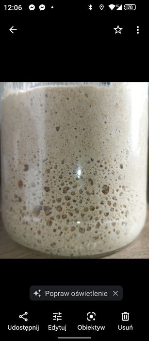 1 kg suszonego + 1 kg świeżego zakwasu na Cheb