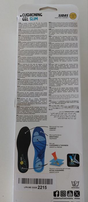 Sidas Palmilhas dinamyc gel t:44-45