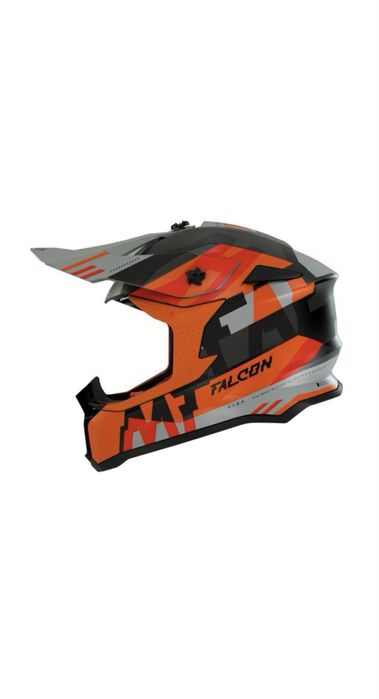Дитячий мотошолом 53-54 см MT FALCON ARYA A4 Matt Orange XS