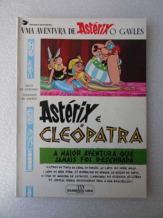 Livro Meribérica Astérix e Cleópatra