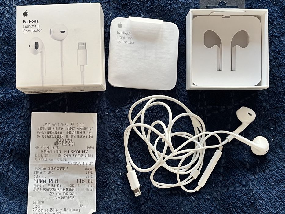 Słuchawki Apple EarPods Lightning
