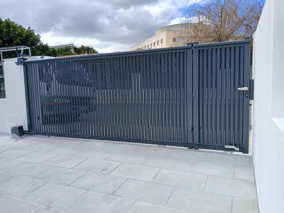 Venda de gradeamentos em alumínio, portões em alumínio