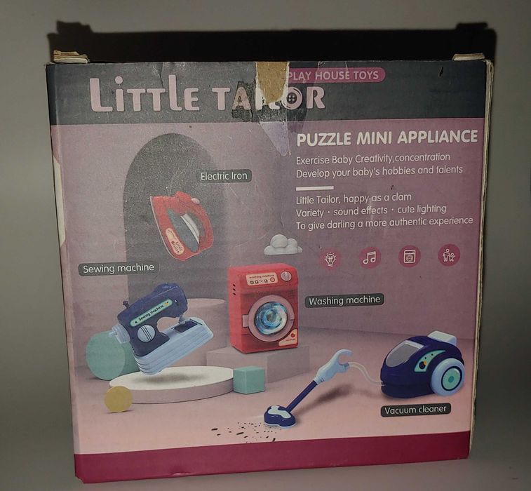 Детские игрушки швейная машинка с звуком и подсветкой для кукол